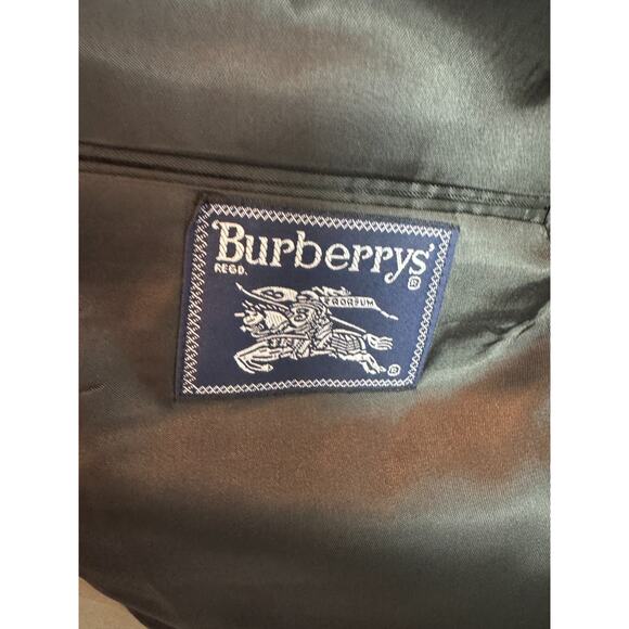 BURBERRYS' dark beige 100% wool mens suit jacket blazer 46R (no size tag) - Picture 10 of 13